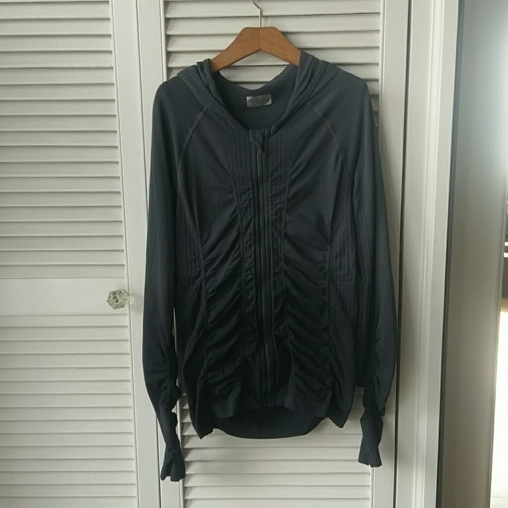 Athleta two tone zip up jacket
